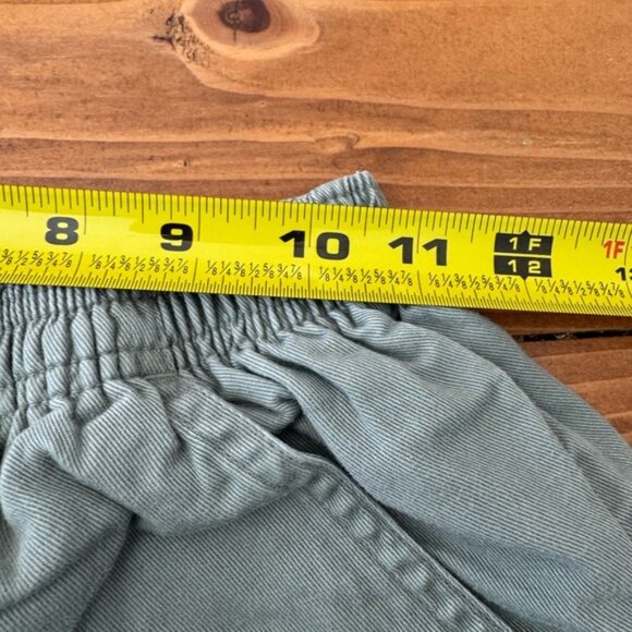 Kids Olive Green Elastic Waist Shorts - Picture 5 of 9